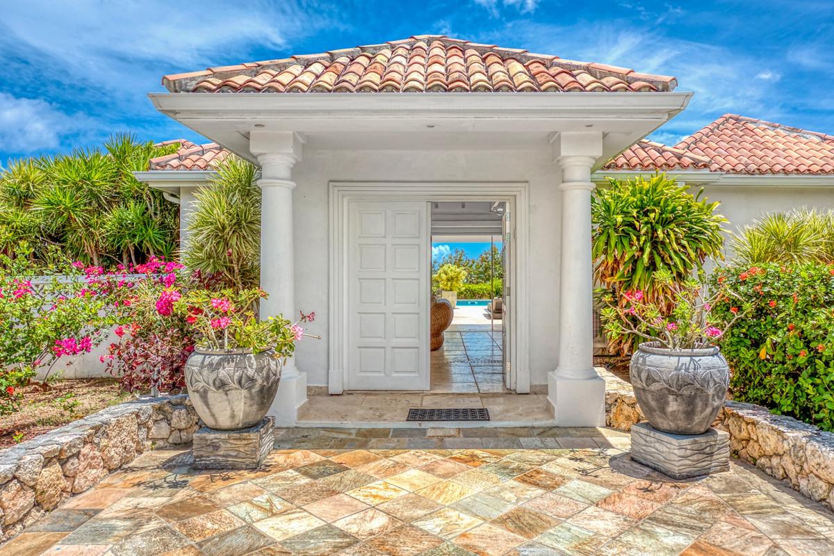 St Martin luxury Villa - Entry